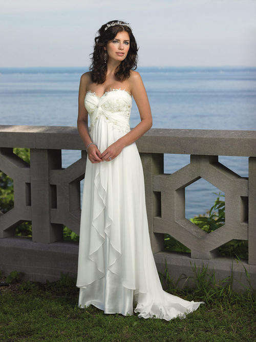 Stunning Beach Style Wedding Dress